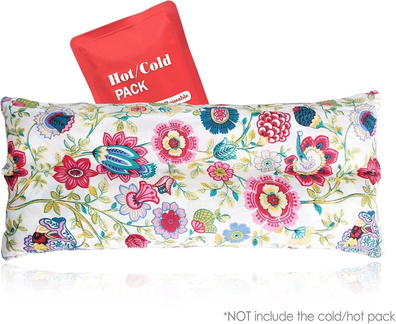 HapiPoppy Hysterectomy Pillow Abdominal Post Surgery Pillows with Pocket Comfort for Ice Heat Packs Tummy Tuck Belly Incision Recovery Seatbelt Gifts Women Patients (Painting Flower) - Image 5